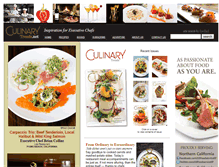 Tablet Screenshot of culinarytrends.net